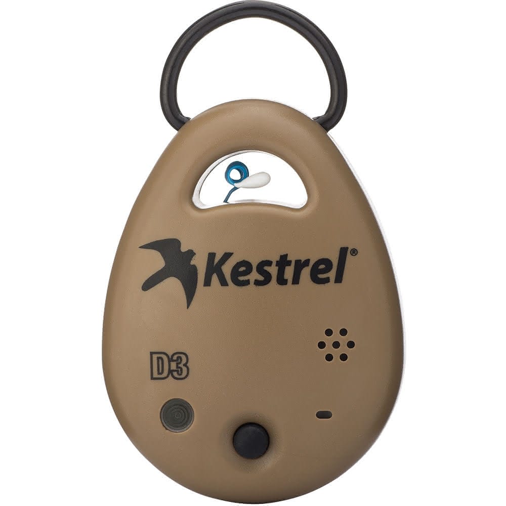 Kestrel DROP D3 – רשם נתוני טמפרטורה, לחות, לחץ וגובה צפיפות