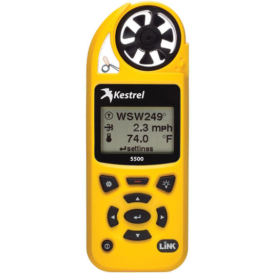 Kestrel 5500 – מד מזג אוויר מקצועי עם LiNK ומתקן כנף מסתובבת