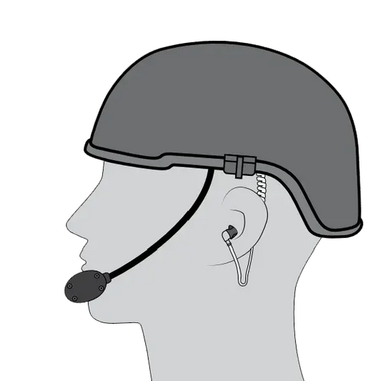 מדונה לקשר צהלי – Falcon Combat Headsets