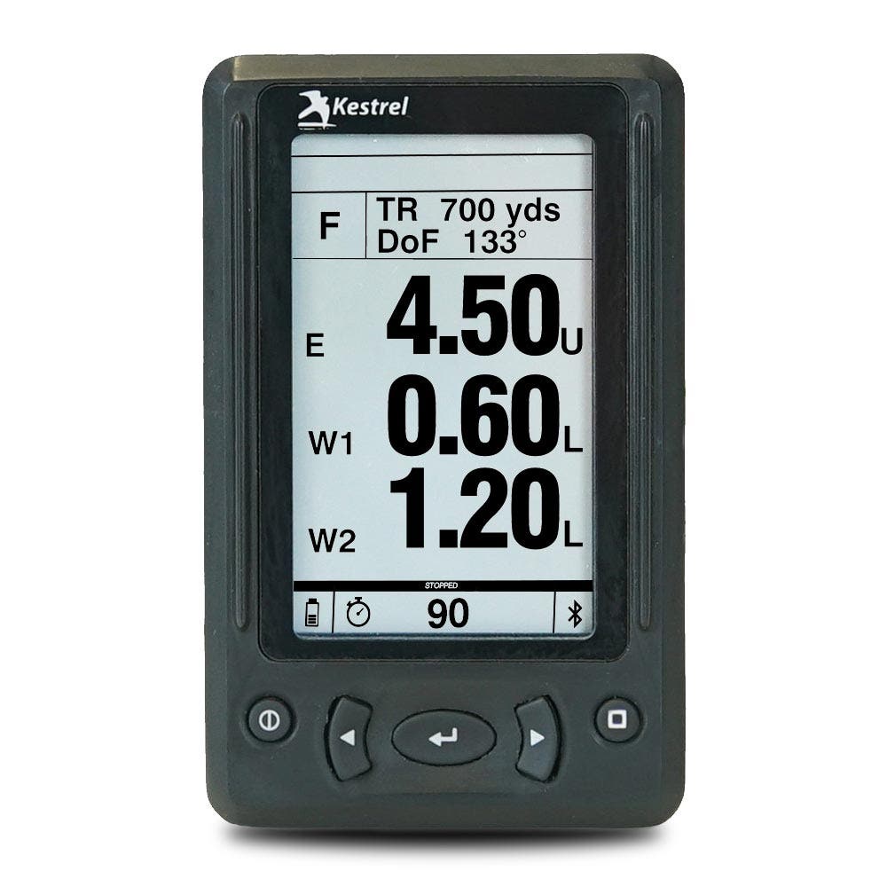 Kestrel HUD – תצוגה עילית לפתרון ירי ממחשבי Kestrel 5 Series