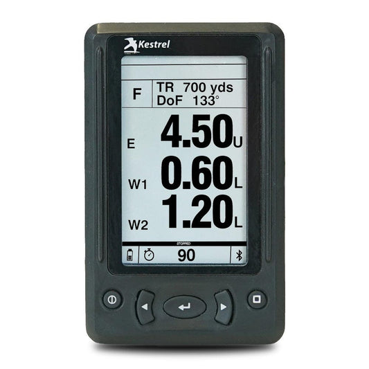 Kestrel HUD – תצוגה עילית לפתרון ירי ממחשבי Kestrel 5 Series